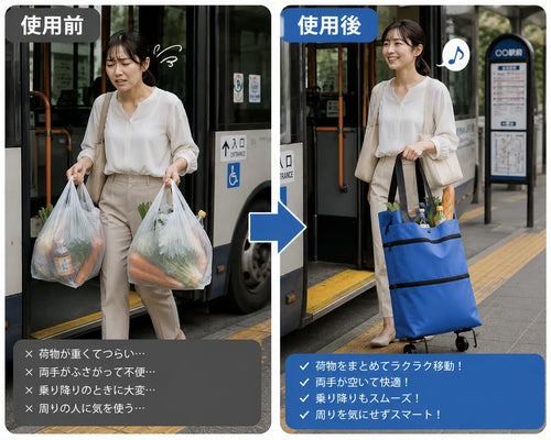 SmartCarry™ 持ち運び楽々バッグ