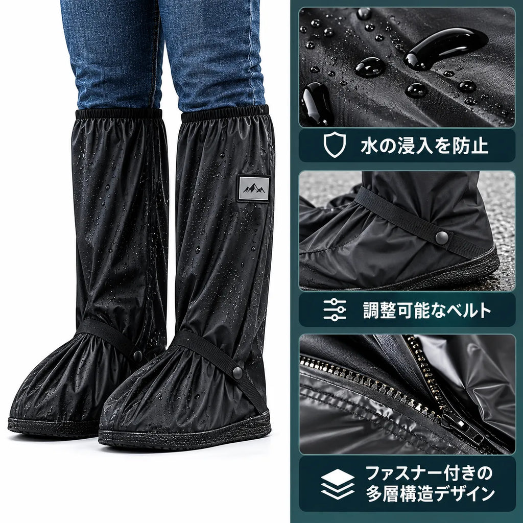 RainGuard™ 防水シューズカバー