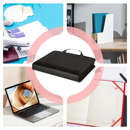 Accordion File Organizer Document Compartment Organizer Reinforced Accordion File Folder For Home Business Travel College