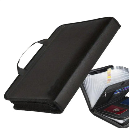Accordion File Organizer Document Compartment Organizer Reinforced Accordion File Folder For Home Business Travel College
