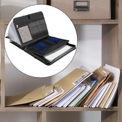 Accordion File Organizer Document Compartment Organizer Reinforced Accordion File Folder For Home Business Travel College