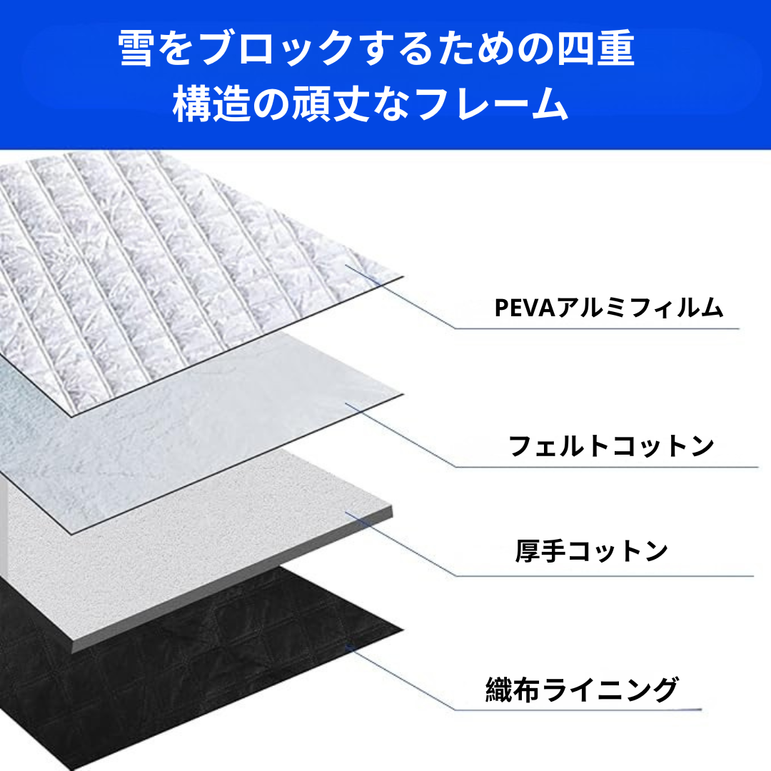 SnowShield™ 雪の盾フロントガラスカバー[在庫限り]