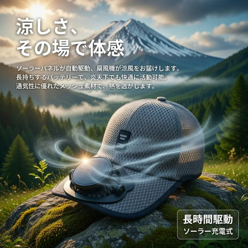 BreezeHat™ 瞬間冷却キャップ [在庫限り]