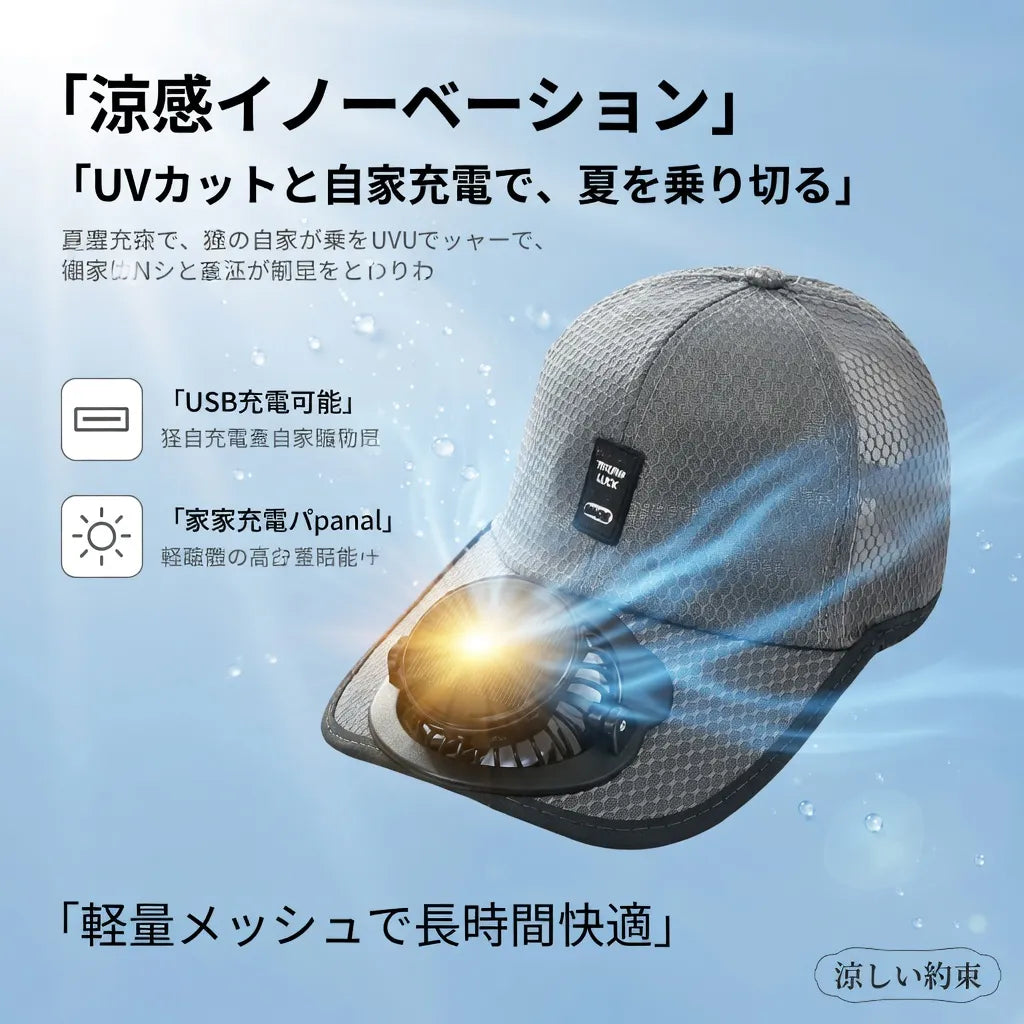 BreezeHat™ 瞬間冷却キャップ [在庫限り]